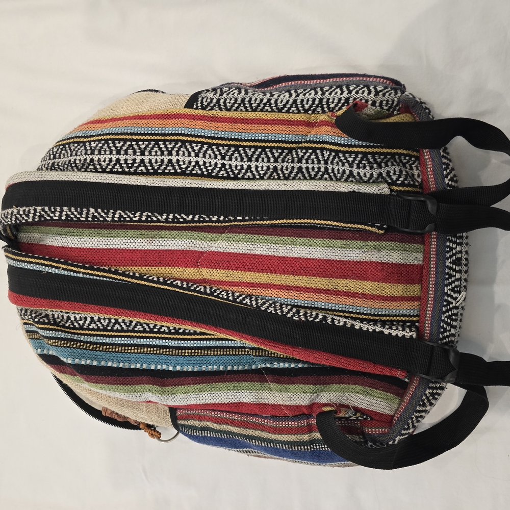 Hand Crafted Multicolor Backpack - image 6